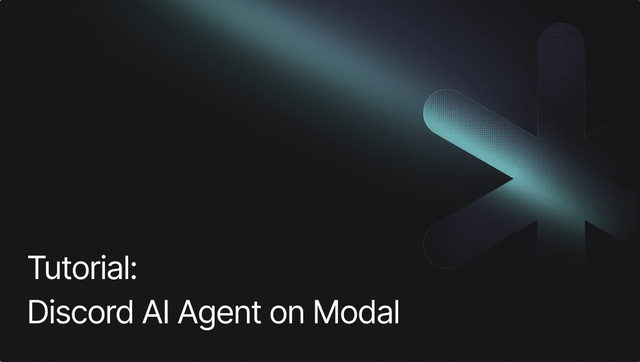 Building a No-Code AI Agent for Discord with Scout and Modal