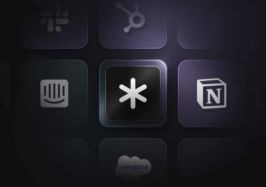 Scout connected to tools like Slack, HubSpot, Notion, and Salesforce