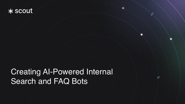 Creating AI-Powered Internal Search and FAQ Bots