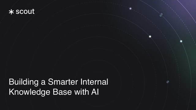 Building a Smarter Internal Knowledge Base with AI